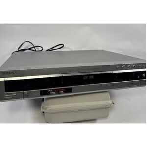 Sony RDR-GX300 Silver DVD Recorder VHS Combo Player Record and Playback